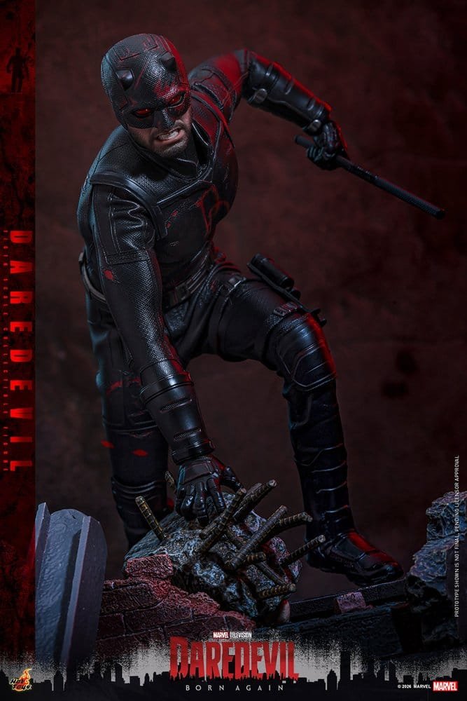 DAREDEVIL: BORN AGAIN DAREDEVIL - MARVEL - FIGURA 1/6 - HOT TOYS - Imagen 14