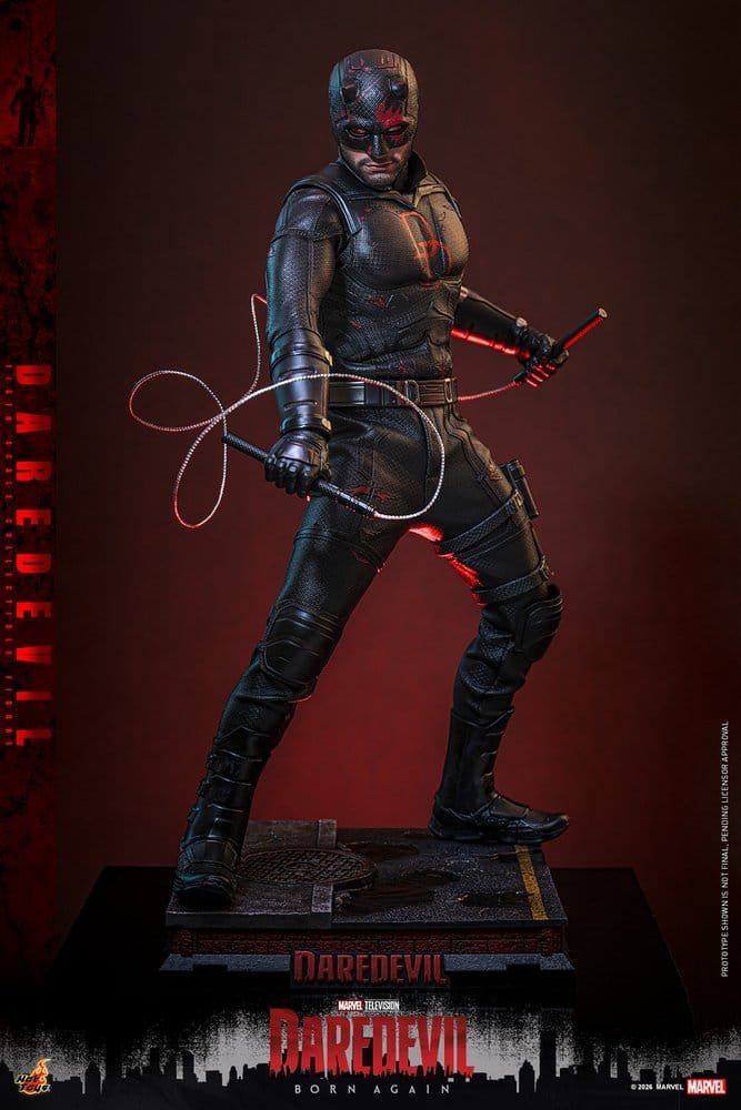 DAREDEVIL: BORN AGAIN DAREDEVIL - MARVEL - FIGURA 1/6 - HOT TOYS - Imagen 15
