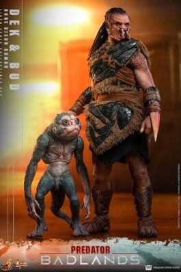 BADLANDS PACK DE 2 FIGURAS DEK (BONE BISON ARMOR) AND BUD – PREDATOR – MOVIE MASTERPIECE – HOT TOYS