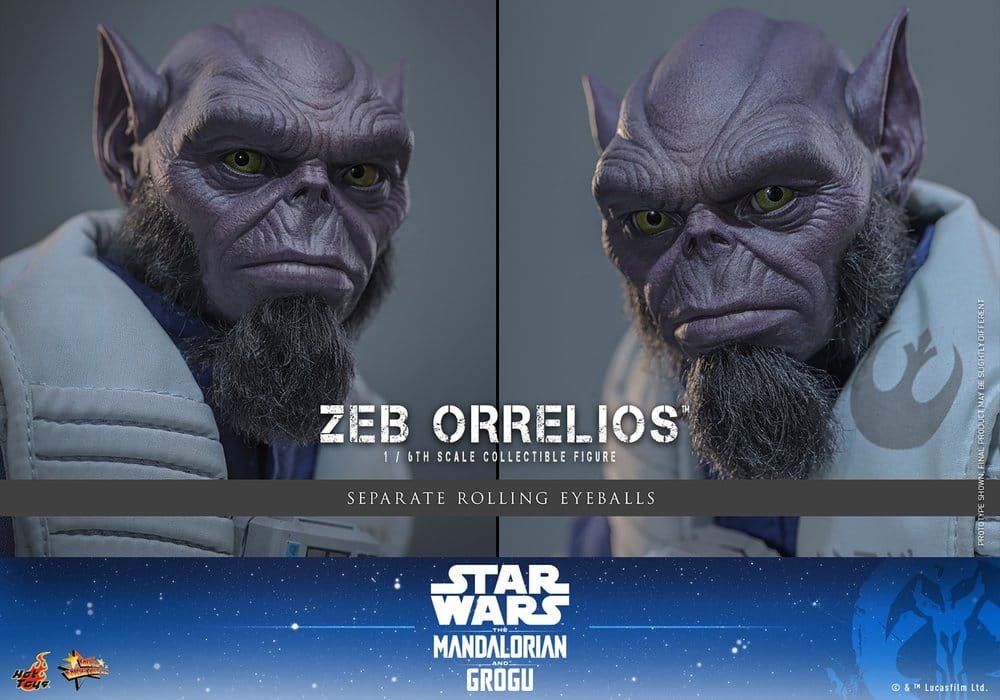 ZEB ORRELIOS - STAR WARS - MOVIE MASTERPIECE - HOT TOYS - Imagen 16