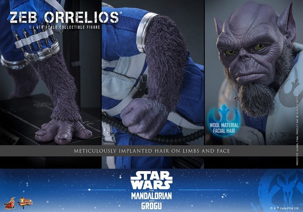 ZEB ORRELIOS - STAR WARS - MOVIE MASTERPIECE - HOT TOYS - Imagen 17