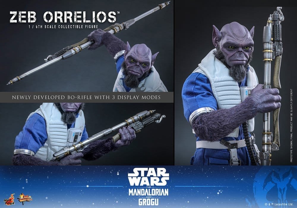 ZEB ORRELIOS - STAR WARS - MOVIE MASTERPIECE - HOT TOYS - Imagen 18