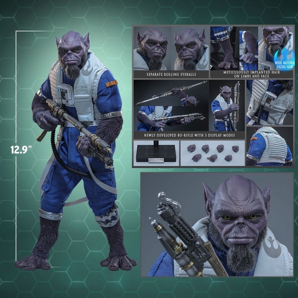ZEB ORRELIOS - STAR WARS - MOVIE MASTERPIECE - HOT TOYS - Imagen 20