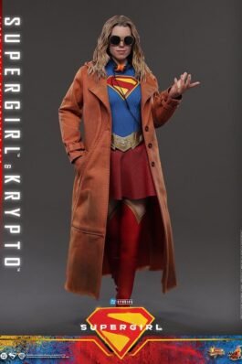 SET DE FIGURAS SUPERGIRL & KRYPTO – DC COMICS – MOVIE MASTERPIECE – HOT TOYS