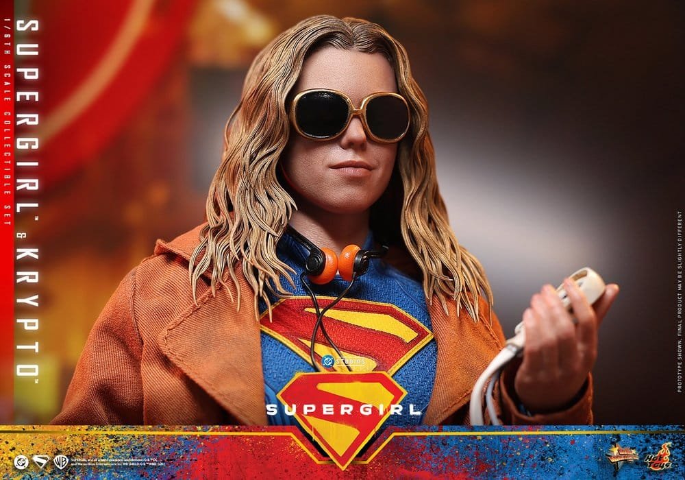 SET DE FIGURAS SUPERGIRL & KRYPTO - DC COMICS - MOVIE MASTERPIECE - HOT TOYS - Imagen 5