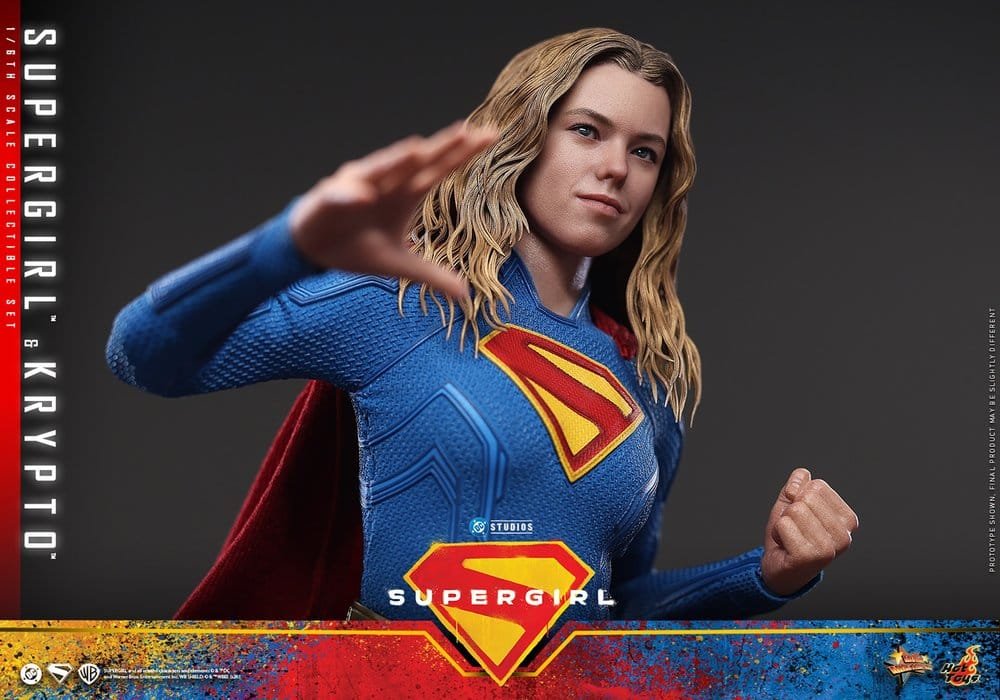 SET DE FIGURAS SUPERGIRL & KRYPTO - DC COMICS - MOVIE MASTERPIECE - HOT TOYS - Imagen 6
