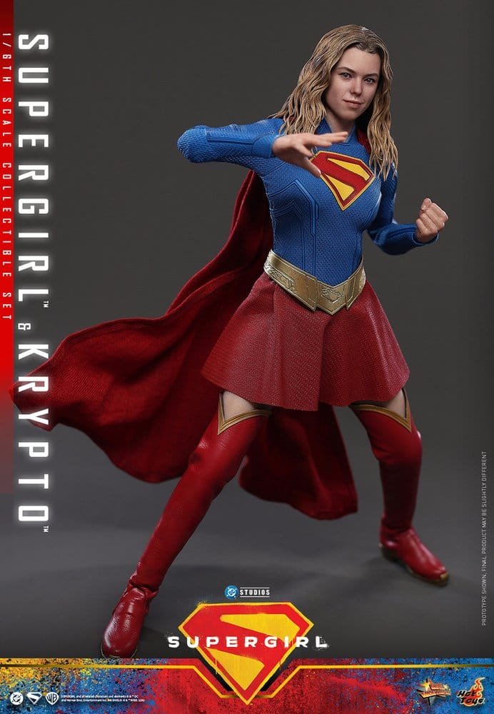 SET DE FIGURAS SUPERGIRL & KRYPTO - DC COMICS - MOVIE MASTERPIECE - HOT TOYS - Imagen 7
