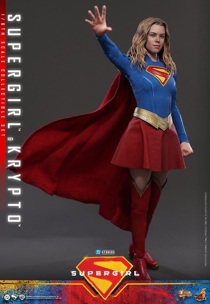 SET DE FIGURAS SUPERGIRL & KRYPTO - DC COMICS - MOVIE MASTERPIECE - HOT TOYS - Imagen 8