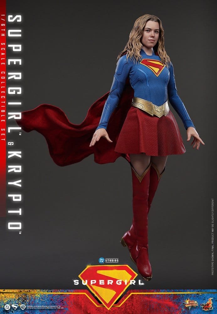 SET DE FIGURAS SUPERGIRL & KRYPTO - DC COMICS - MOVIE MASTERPIECE - HOT TOYS - Imagen 9