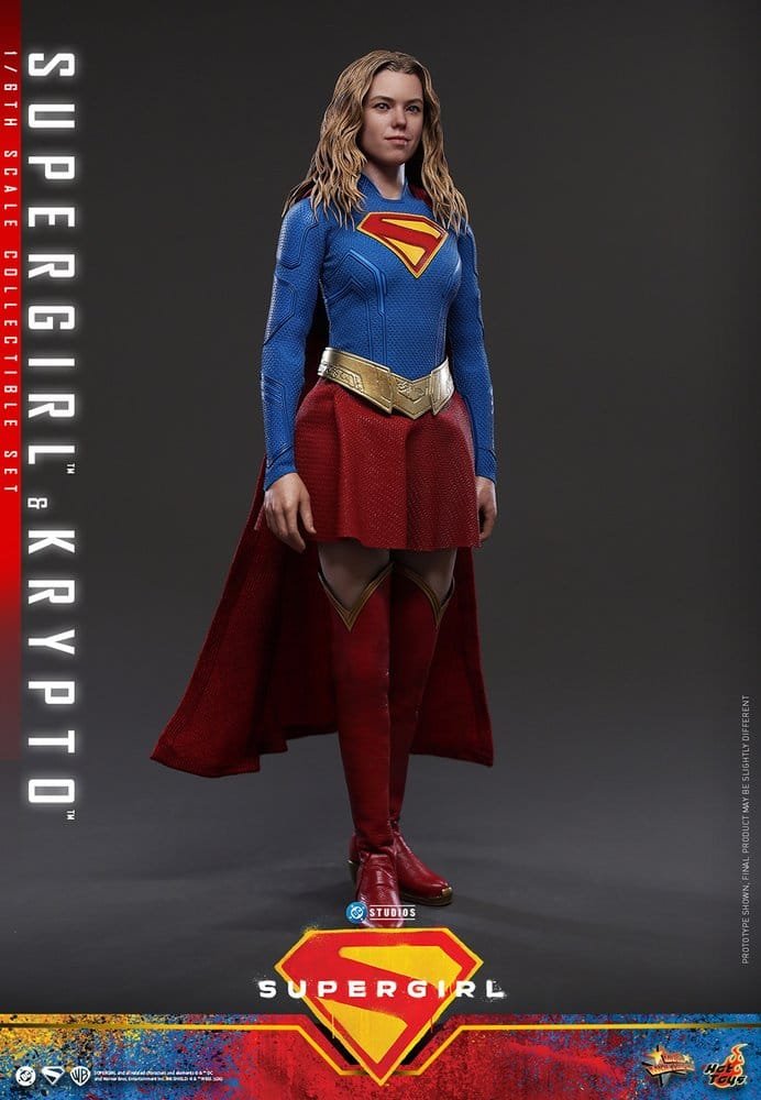 SET DE FIGURAS SUPERGIRL & KRYPTO - DC COMICS - MOVIE MASTERPIECE - HOT TOYS - Imagen 10
