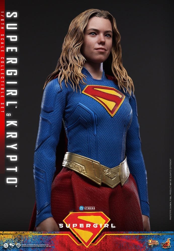SET DE FIGURAS SUPERGIRL & KRYPTO - DC COMICS - MOVIE MASTERPIECE - HOT TOYS - Imagen 11