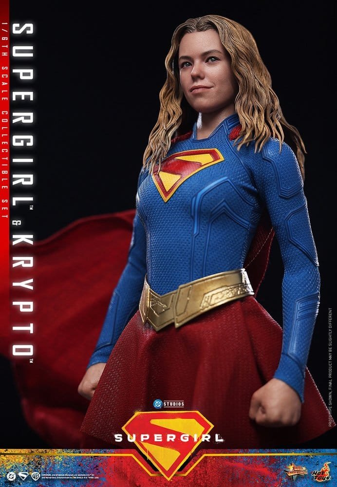 SET DE FIGURAS SUPERGIRL & KRYPTO - DC COMICS - MOVIE MASTERPIECE - HOT TOYS - Imagen 12