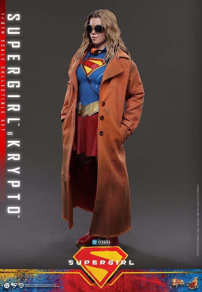 SET DE FIGURAS SUPERGIRL & KRYPTO - DC COMICS - MOVIE MASTERPIECE - HOT TOYS - Imagen 14