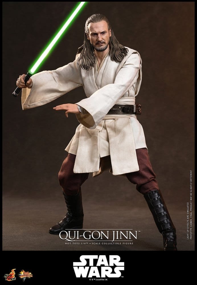 QUI-GON JINN (COLLECTOR EDITION) - STAR WARS - MOVIE MASTERPIECE - HOT TOYS - Imagen 3