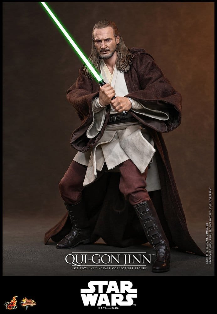 QUI-GON JINN (COLLECTOR EDITION) - STAR WARS - MOVIE MASTERPIECE - HOT TOYS - Imagen 4
