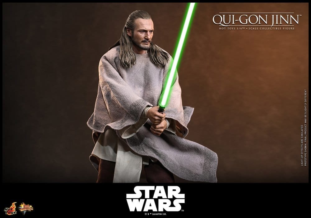 QUI-GON JINN (COLLECTOR EDITION) - STAR WARS - MOVIE MASTERPIECE - HOT TOYS - Imagen 7