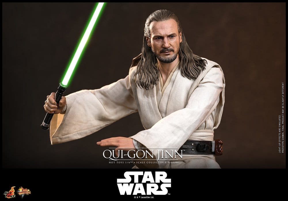 QUI-GON JINN (COLLECTOR EDITION) - STAR WARS - MOVIE MASTERPIECE - HOT TOYS - Imagen 9