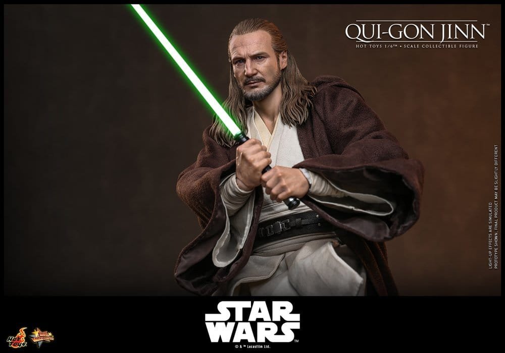 QUI-GON JINN (COLLECTOR EDITION) - STAR WARS - MOVIE MASTERPIECE - HOT TOYS - Imagen 10