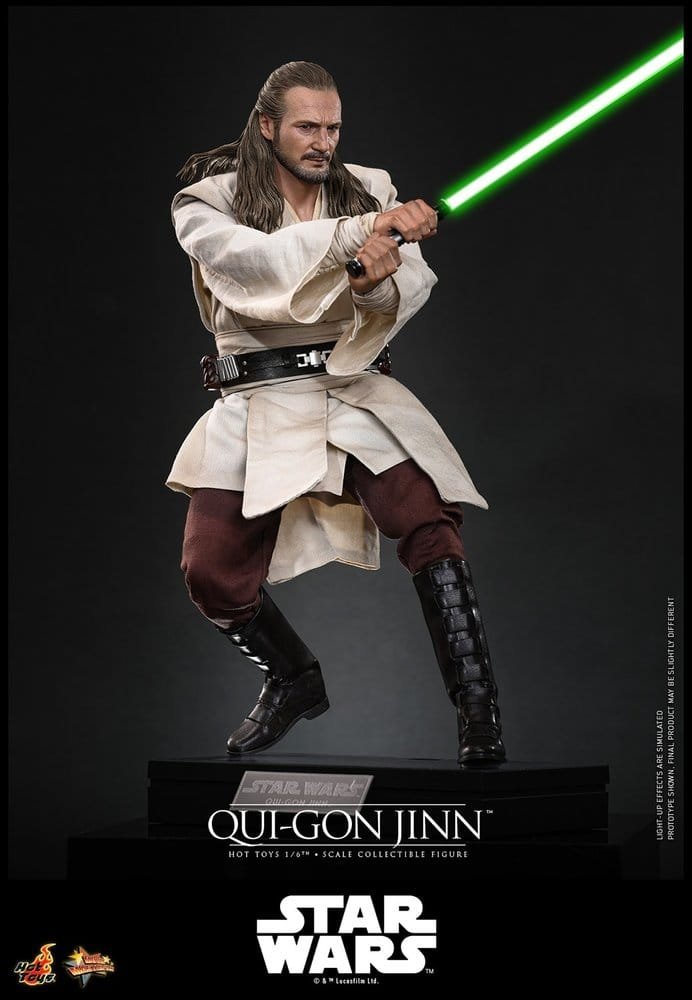 QUI-GON JINN (COLLECTOR EDITION) - STAR WARS - MOVIE MASTERPIECE - HOT TOYS - Imagen 12