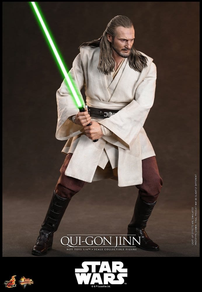 QUI-GON JINN (COLLECTOR EDITION) - STAR WARS - MOVIE MASTERPIECE - HOT TOYS - Imagen 13