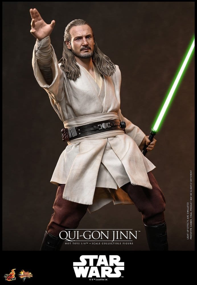 QUI-GON JINN (COLLECTOR EDITION) - STAR WARS - MOVIE MASTERPIECE - HOT TOYS - Imagen 14