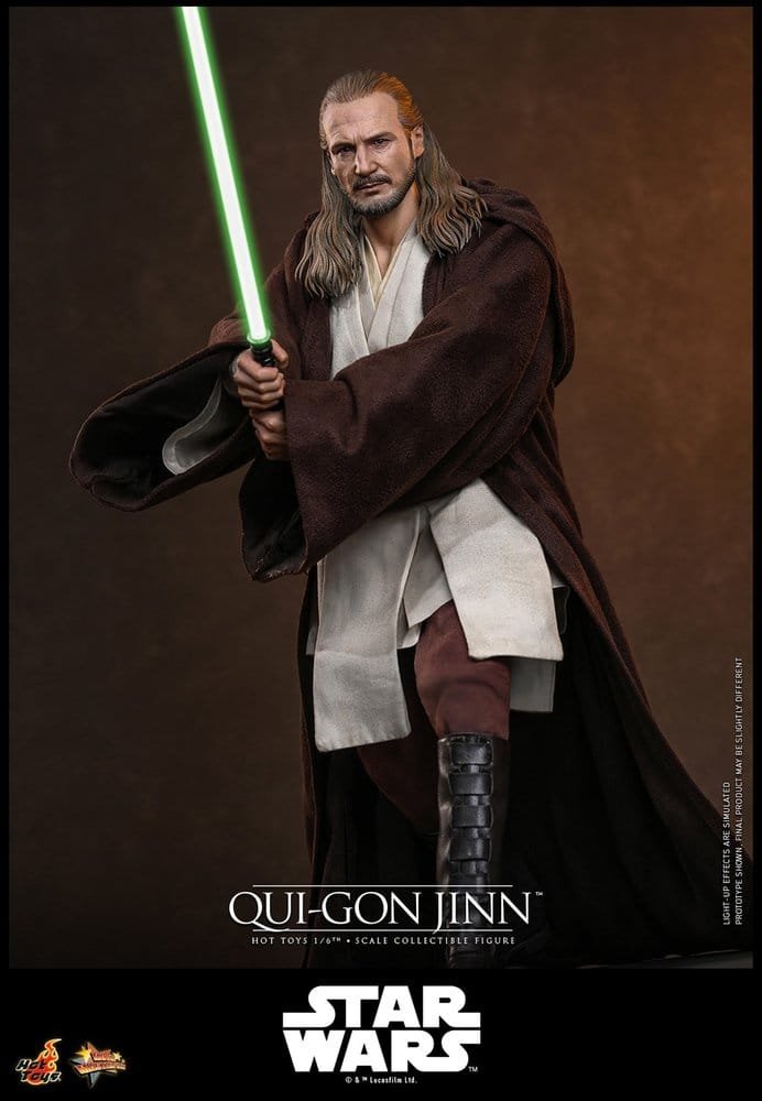 QUI-GON JINN (COLLECTOR EDITION) - STAR WARS - MOVIE MASTERPIECE - HOT TOYS - Imagen 16