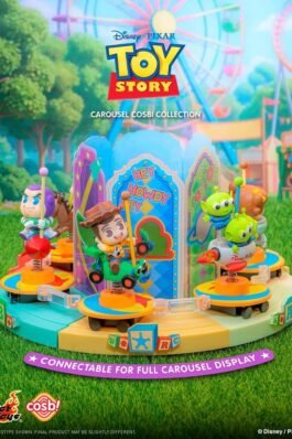 TOY STORY COSBI FIGURAS MINI CAROUSEL COLLECTION BLIND BOX DISPLAY (6) – DISNEY – 1/6 – HOT TOYS