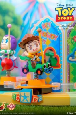 TOY STORY COSBI FIGURAS MINI CAROUSEL COLLECTION BLIND BOX DISPLAY (6) – DISNEY – 1/6 – HOT TOYS