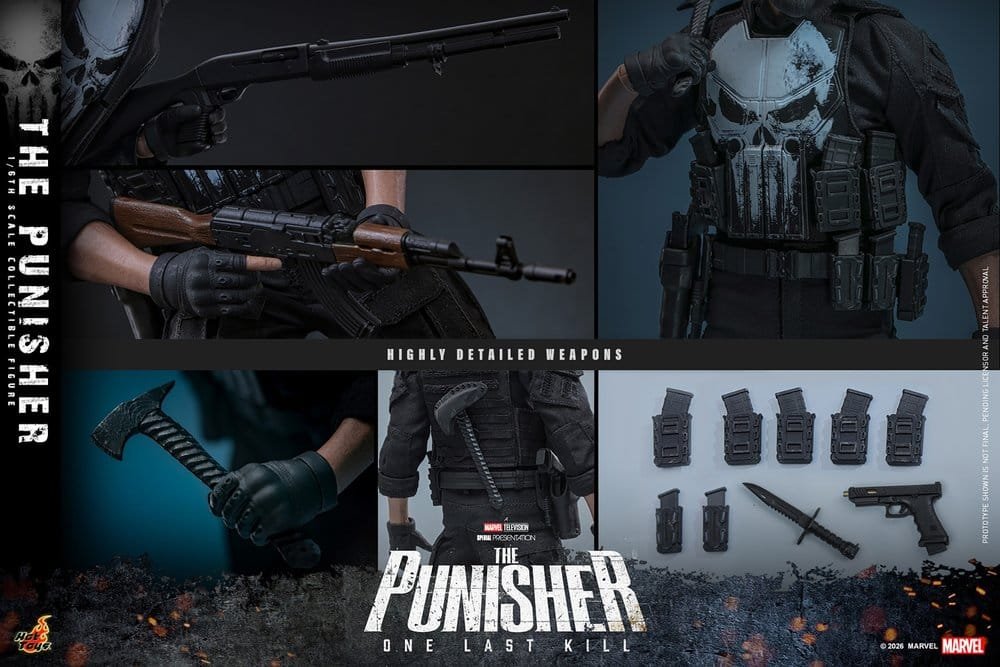 THE PUNISHER - MARVEL - TELEVISION MASTERPIECE - HOT TOYS - Imagen 20