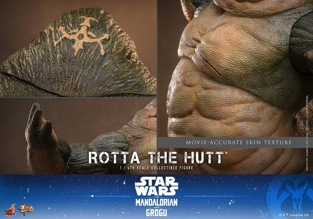 ROTTA THE HUTT - STAR WARS - MOVIE MASTERPIECE - HOT TOYS - Imagen 9
