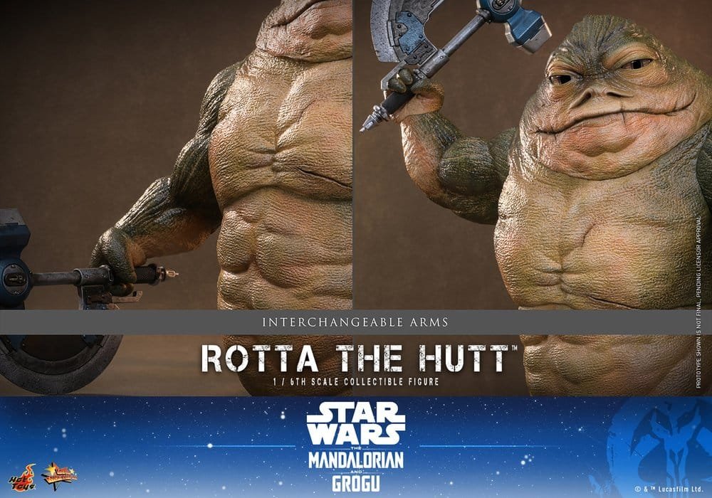 ROTTA THE HUTT - STAR WARS - MOVIE MASTERPIECE - HOT TOYS - Imagen 12