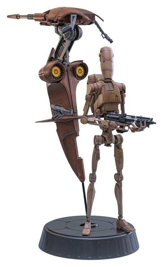THE PHANTOM MENACE SET DE FIGURAS BATTLE DROID & STAP - STAR WARS - MOVIE MASTERPIECE - HOT TOYS