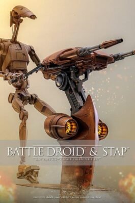 THE PHANTOM MENACE SET DE FIGURAS BATTLE DROID & STAP – STAR WARS – MOVIE MASTERPIECE – HOT TOYS