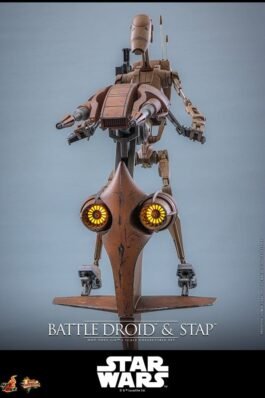THE PHANTOM MENACE SET DE FIGURAS BATTLE DROID & STAP – STAR WARS – MOVIE MASTERPIECE – HOT TOYS