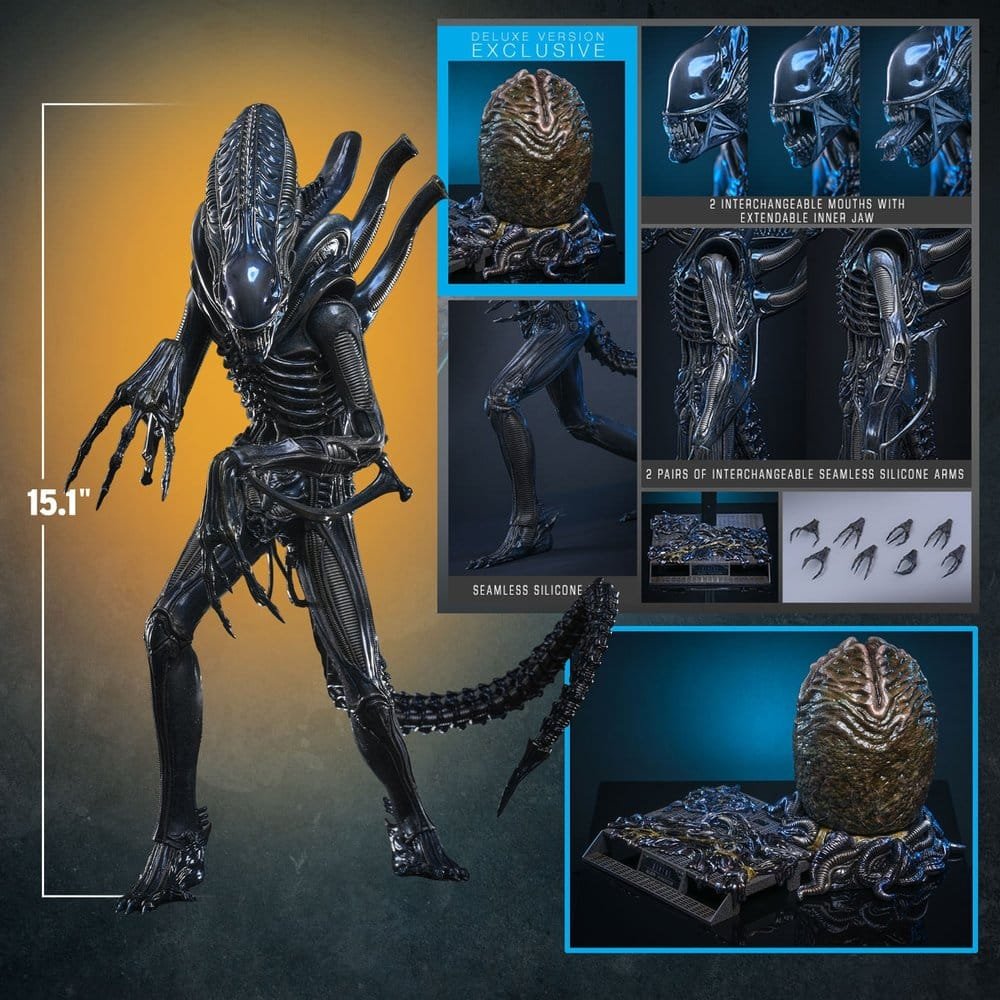 ALIEN WARRIOR (DELUXE VERSION) - ALIEN - MOVIE MASTERPIECE - HOT TOYS - Imagen 18