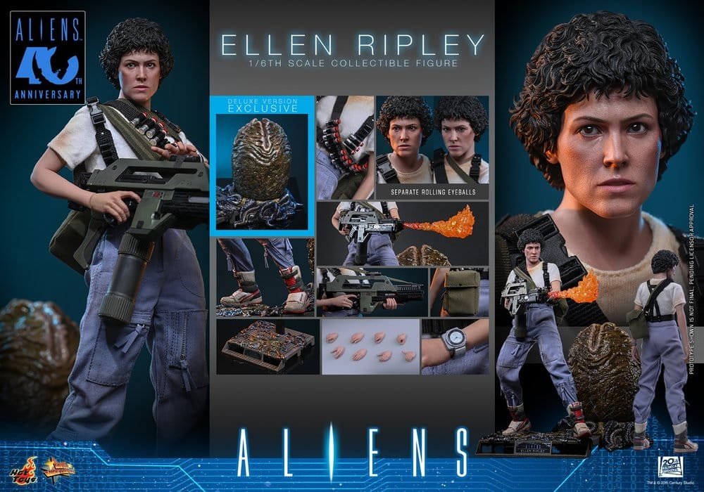 ELLEN RIPLEY (DELUXE VERSION) - ALIEN - MOVIE MASTERPIECE - HOT TOYS - Imagen 18
