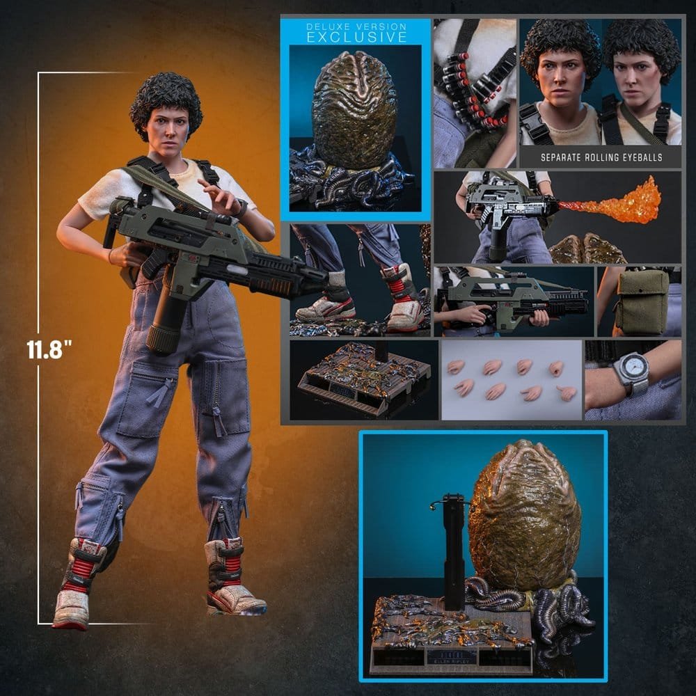 ELLEN RIPLEY (DELUXE VERSION) - ALIEN - MOVIE MASTERPIECE - HOT TOYS - Imagen 19