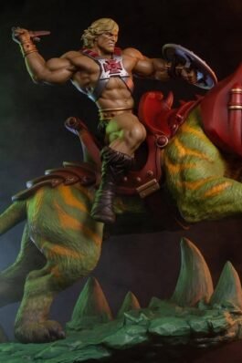 HE-MAN & BATTLE CAT – MASTERS OF THE UNIVERSE – 1/4 76 CM – TWEETERHEAD