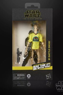 B1 BATTLE DROID (MAY THE 4TH BE WITH YOU) FIGURA 15 CM : – STAR WARS – THE BLACK SERIES – HASBRO