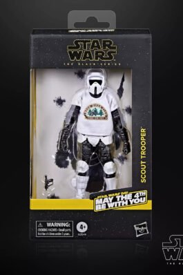 SCOUT TROOPER (MAY THE 4TH BE WITH YOU) FIGURA 15 CM : – STAR WARS – THE BLACK SERIES – HASBRO