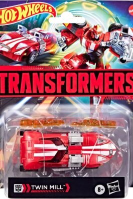 TWIN MILL FIGURA 12,5 CM HOT WHEELS X COLLABORATIVE – TRANSFORMERS – HASBRO