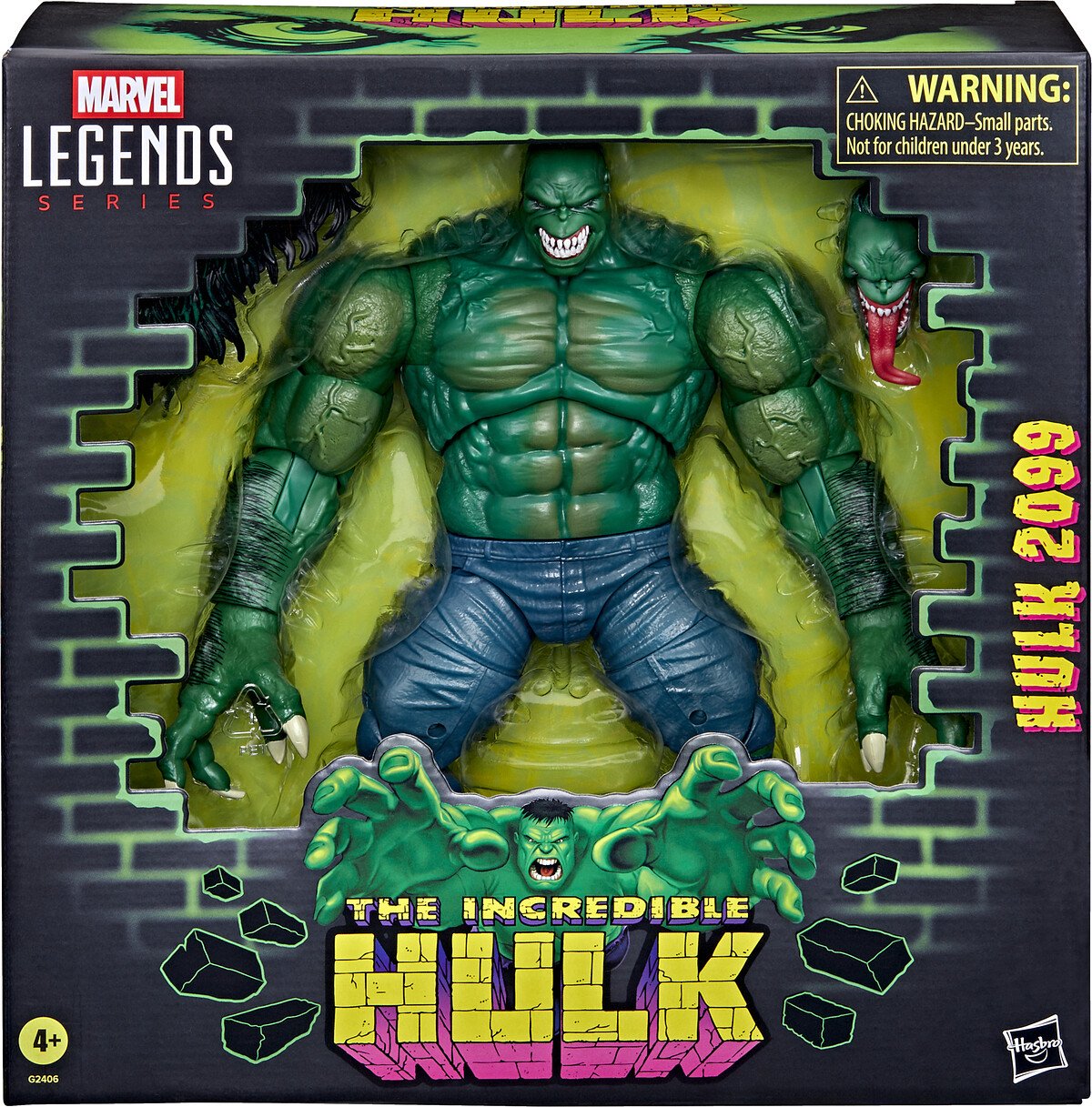 HULK 2099 FIGURA 15 CM THE INCREDIBLE HULK SERIES - MARVEL - MARVEL LEGENDS - HASBRO