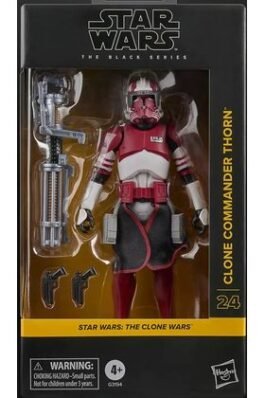 CLONE COMMANDER THORN FIGURA 15 CM : THE CLONE WARS – STAR WARS – THE BLACK SERIES – HASBRO
