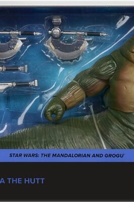 ROTTA THE HUTT FIGURA DELUXE 16,5 CM THE MANDALORIAN AND GROGU – STAR WARS – THE BLACK SERIES – HASBRO