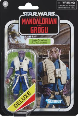 ZEB ORRELIOS FIGURA 9 CM : THE MANDALORIAN AND GROGU – STAR WARS – THE VINTAGE COLLECTION – HASBRO