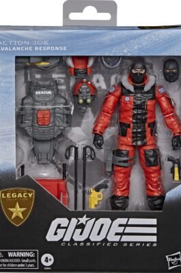 ACTION JOE AVALANCHE RESPONSE FIGURA 15 CM – G.I. JOE – G.I. JOE CLASSIFIED SERIES – HASBRO