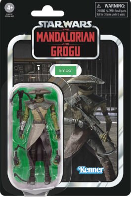 EMBO FIGURA 9,5 CM : THE MANDALORIAN AND GROGU – STAR WARS – THE VINTAGE COLLECTION – HASBRO