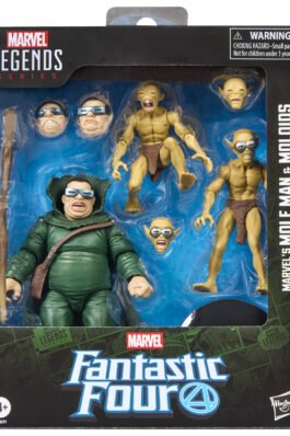 MOLE MAN & MOLOIDS PACK 03 FIGURAS 15 CM FANTASTIC FOUR – MARVEL – MARVEL LEGENDS – HASBRO