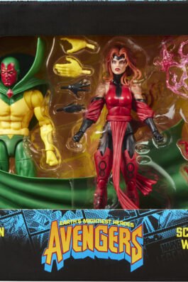 VISION & SCARLET WITCH PACK 02 FIGURAS 15 CM AVENGERS THE CROSSING SERIES – MARVEL – MARVEL LEGENDS – HASBRO