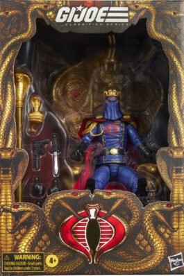 COBRA COMMANDER DRESS UNIFORM VERSION FIGURA 15 CM – G.I. JOE – G.I. JOE CLASSIFIED SERIES – HASBRO